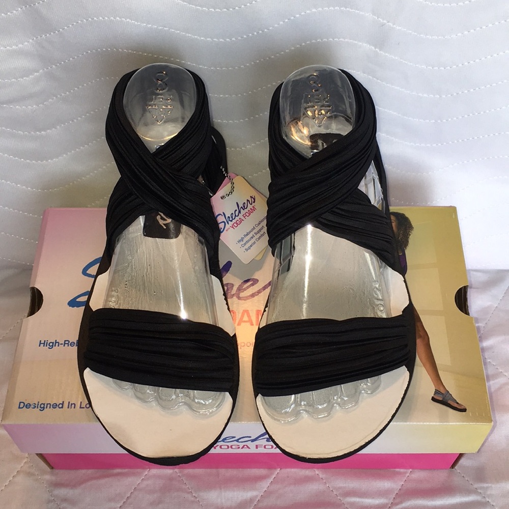 NIB Women’s Skechers w/Yoga Foam Sandals Size 8 - Picture 4 of 8